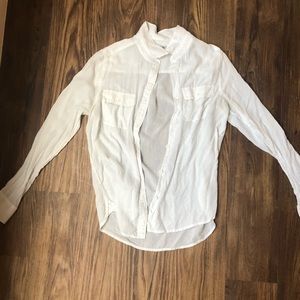 White American Eagle Flannel